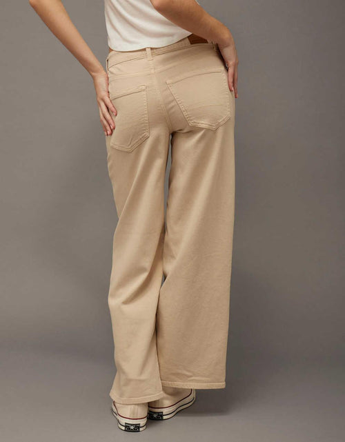 AE Stretch Super High-Waisted Wide-Leg Pant