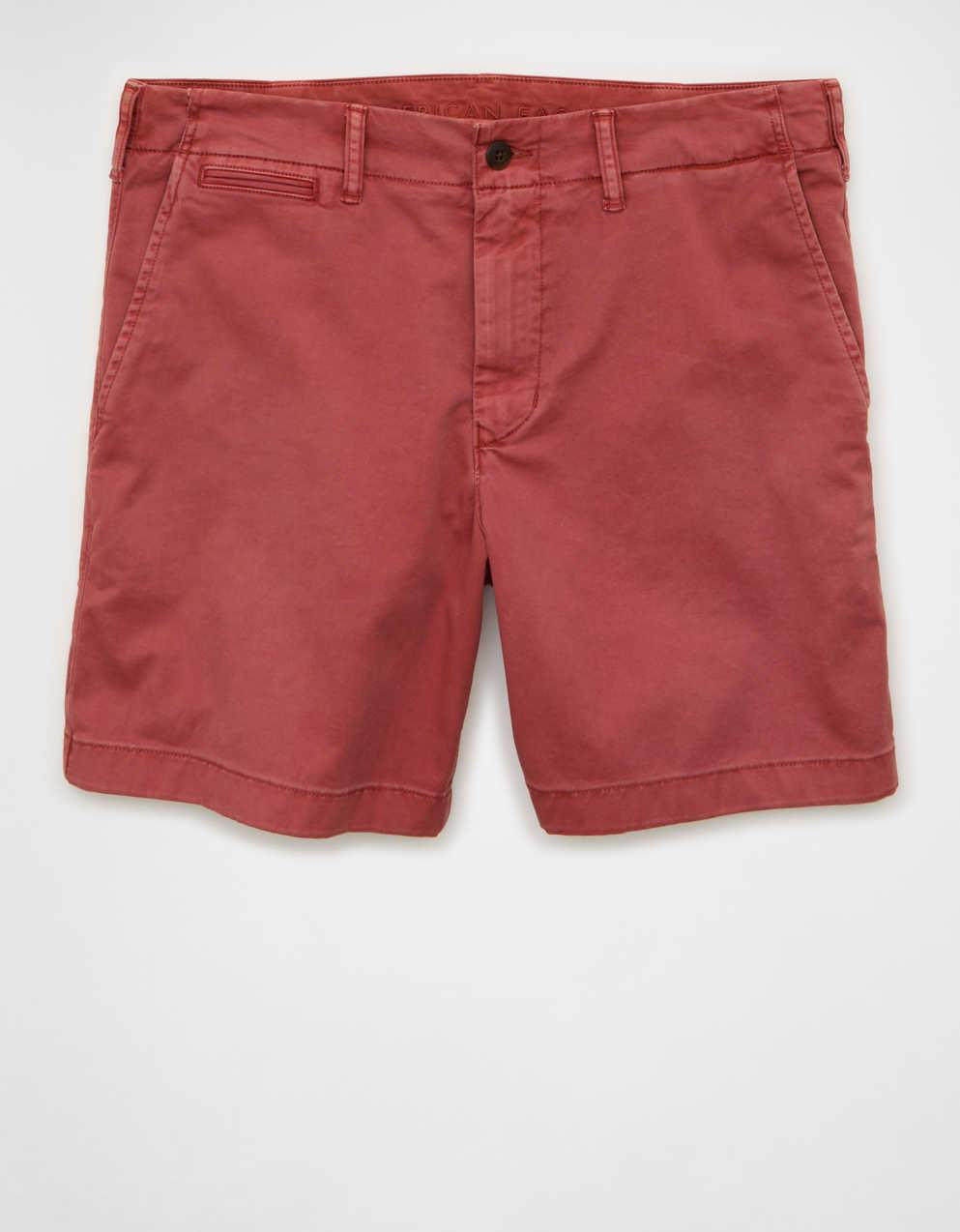 AE 7" Flex Lived-In Khaki Short