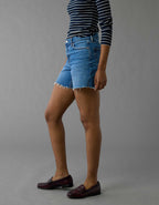 AE 6" Strigid Super High-Waisted Relaxed Denim Short