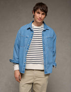 AE Laidback Luxe Striped Sweatshirt