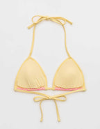Aerie Ribbed String Triangle Bikini Top