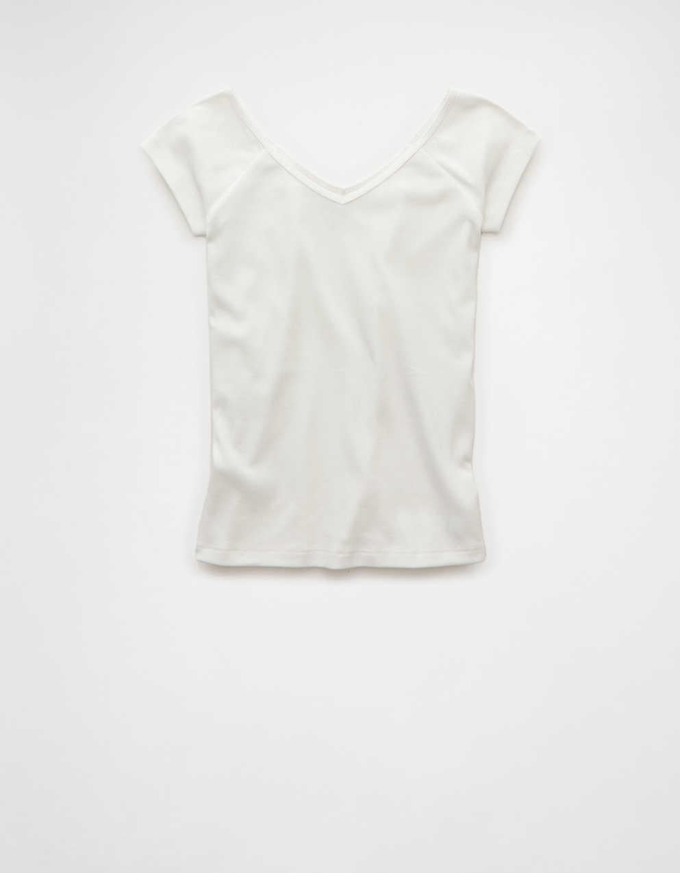 AE Saltwash V-Neck Baby Tee