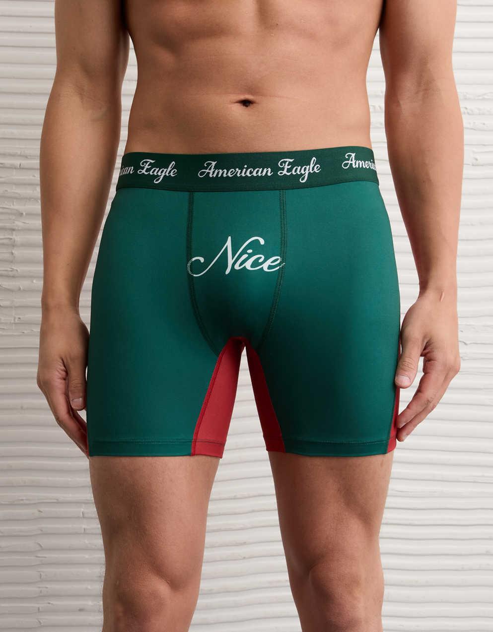 AEO Men's Christmas 6" Flex Boxer Brief