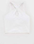 OFFLINE By Aerie Real Me XTRA Criss Cross High Neck Sports Bra