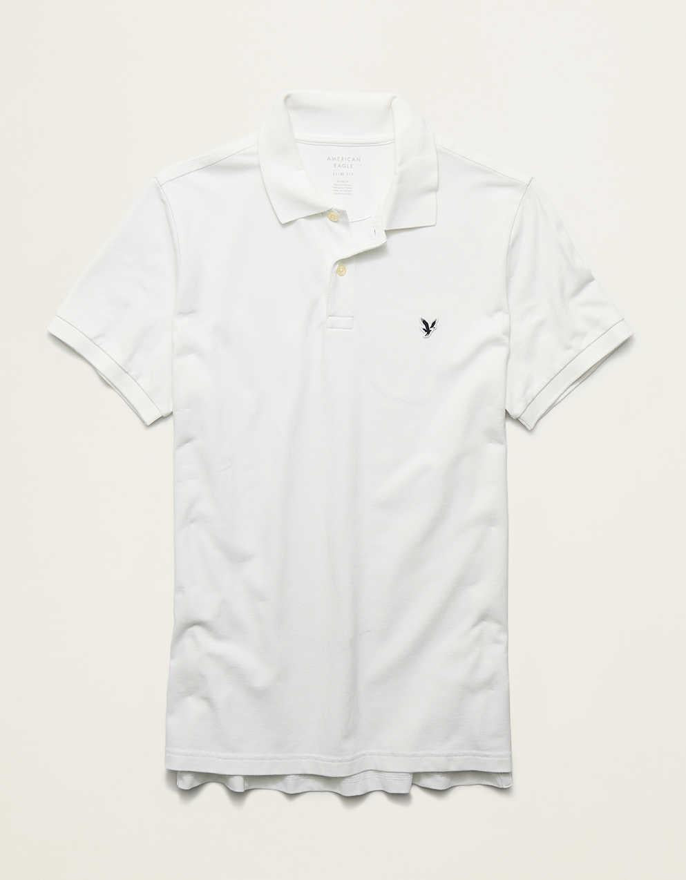 AE Slim Fit Flex Pique Polo Shirt