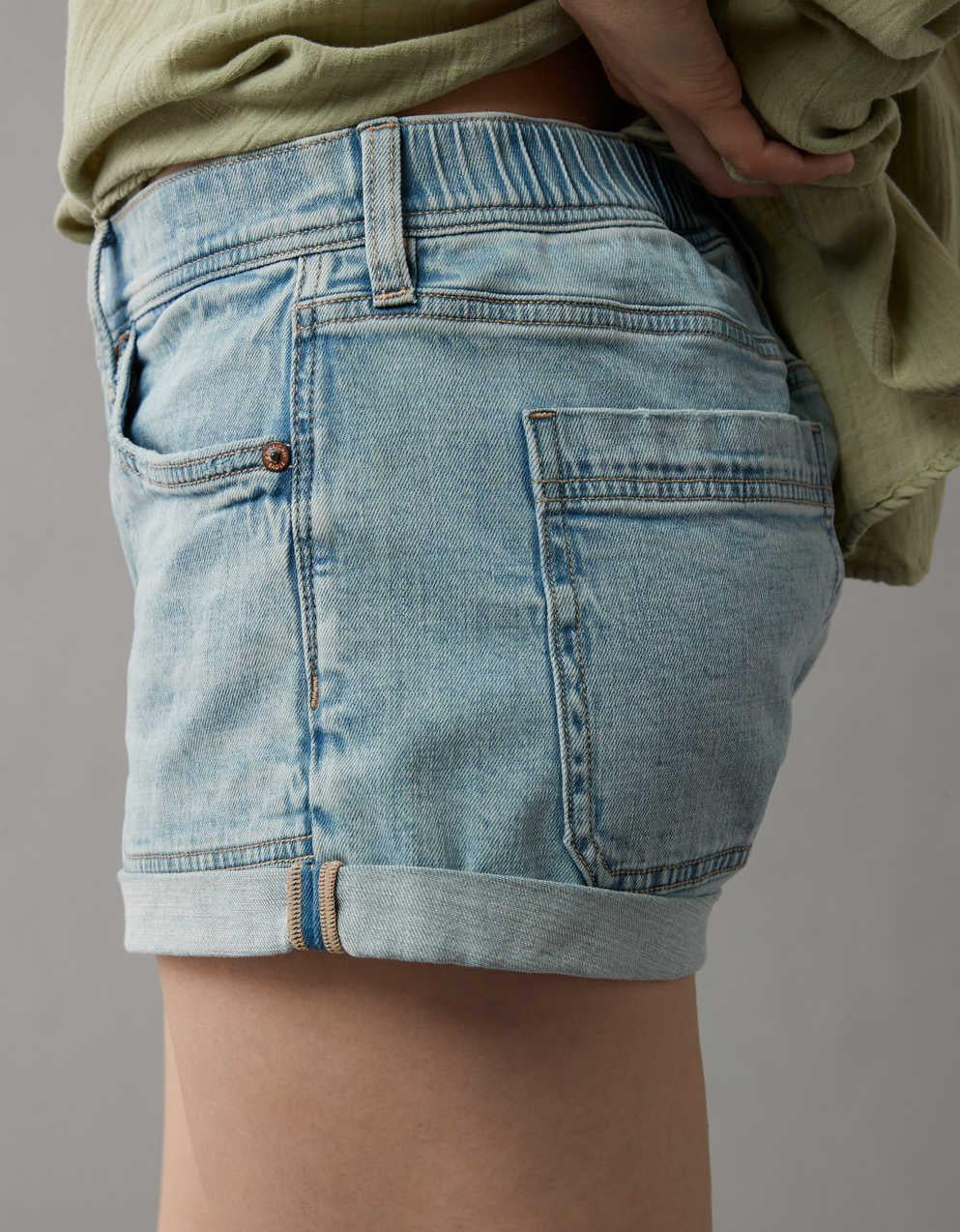 AE Dreamy Drape Stretch Denim Easy Shortie