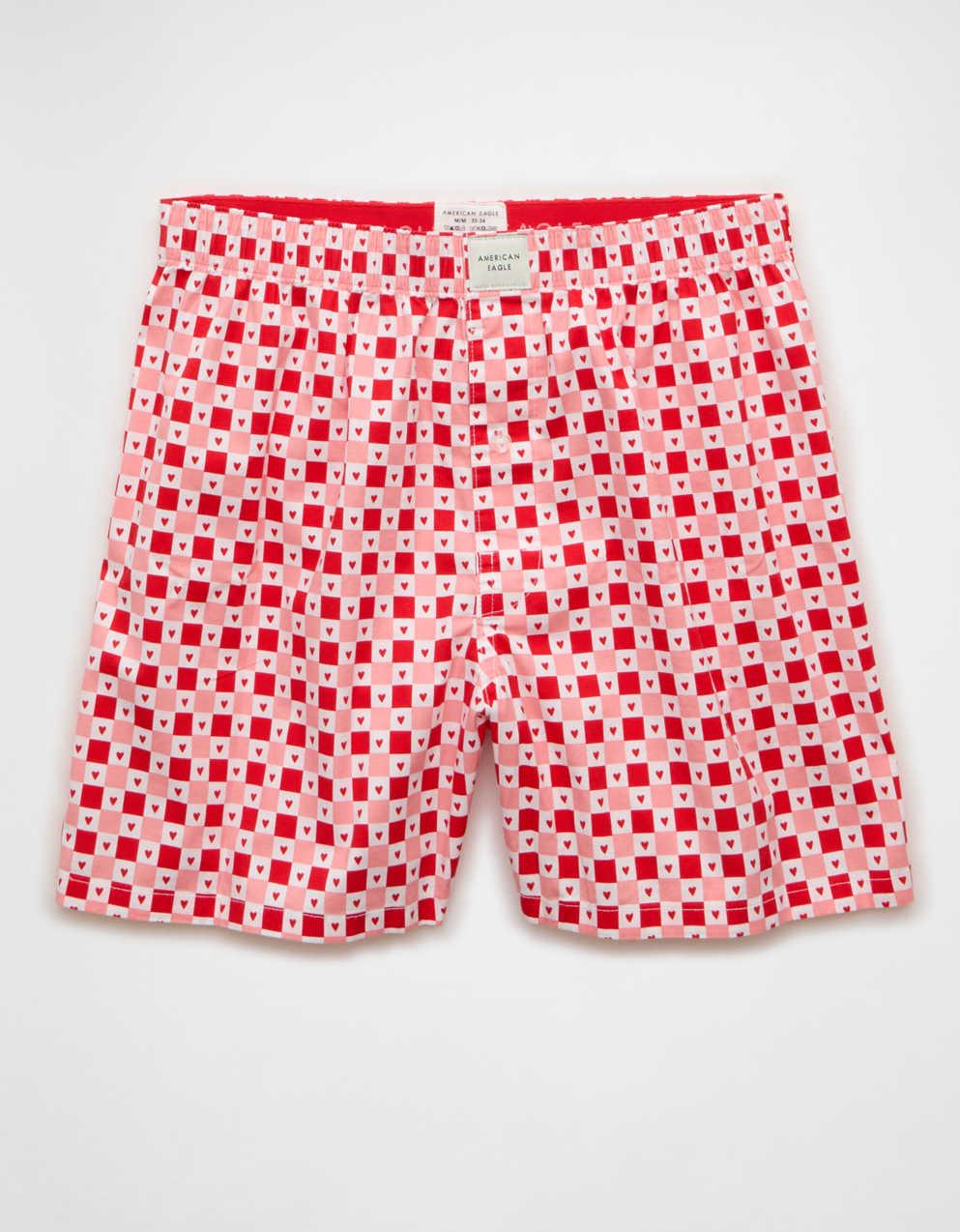 AEO Plaid Stretch Lounge Boxer Short