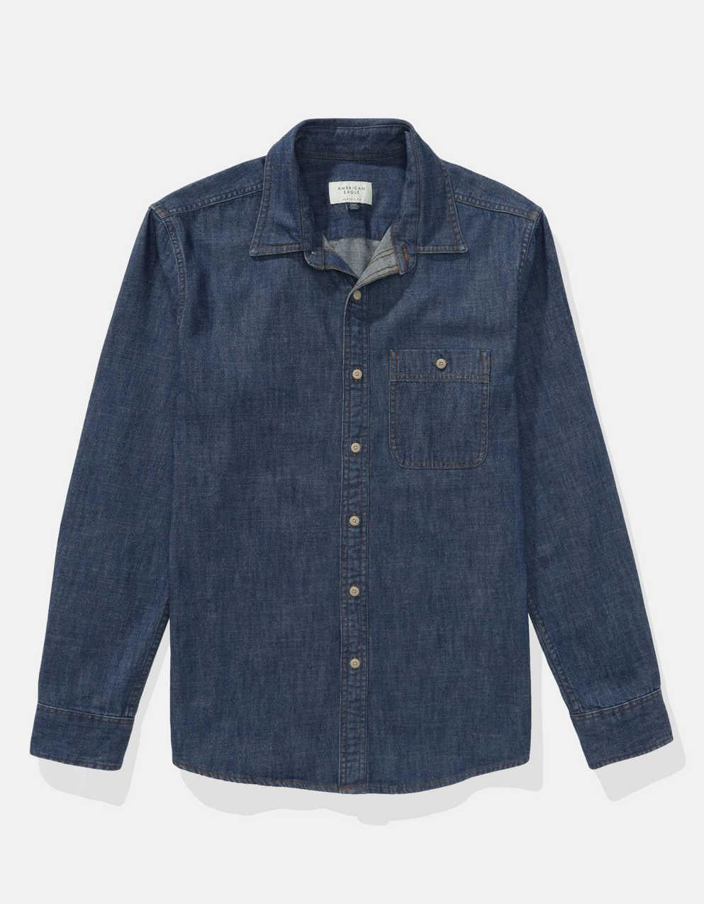 AE Long Sleeve Denim Shirt