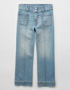 AE Stretch High-Waisted Stovepipe Crop Jean