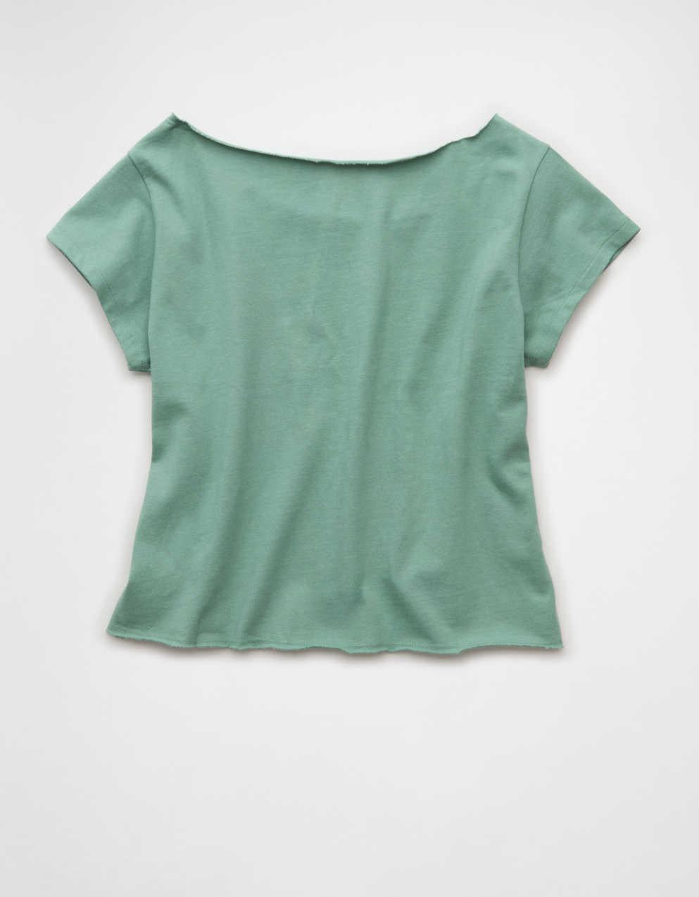 AE Off The Shoulder Graphic T-Shirt
