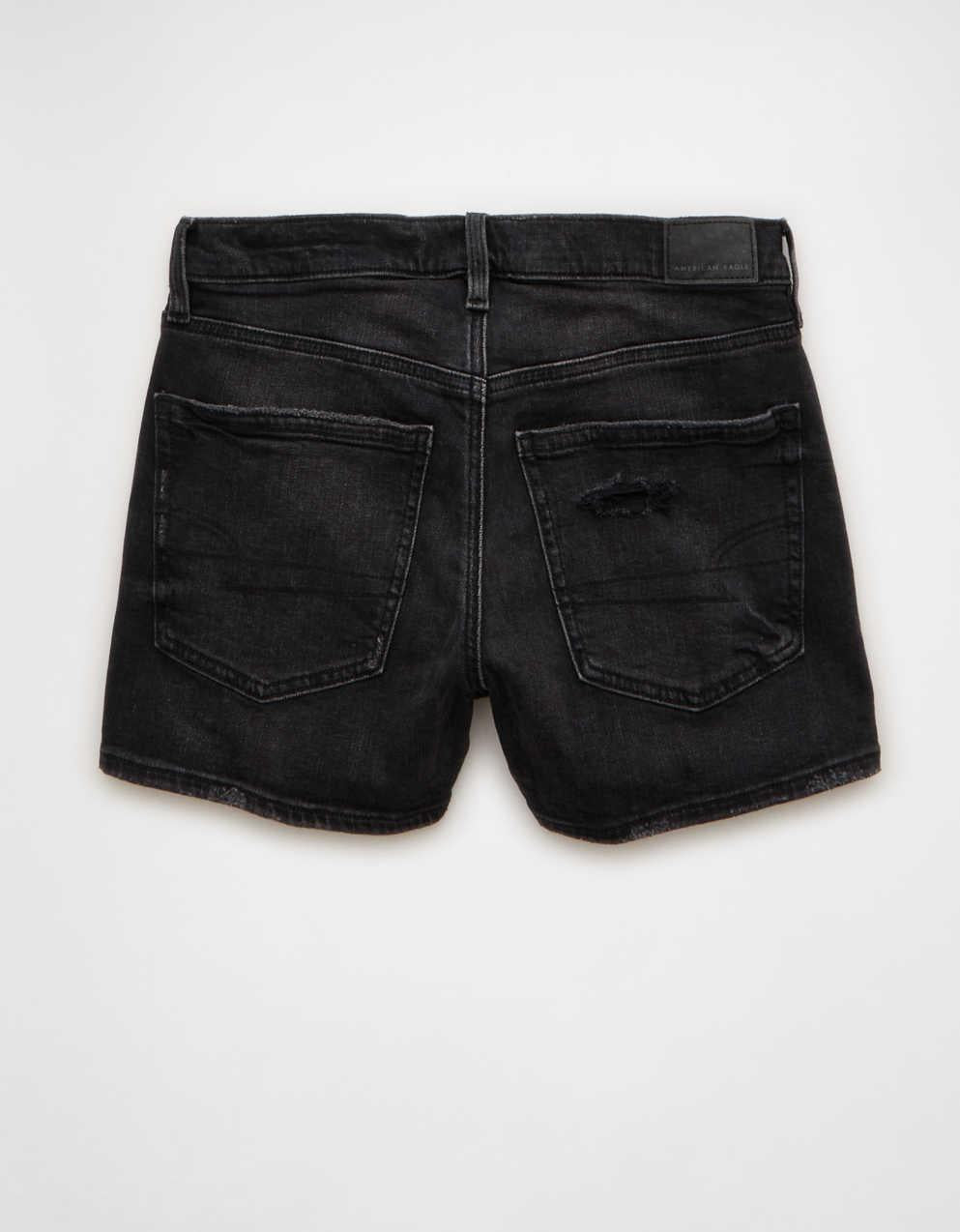 AE Strigid Super High-Waisted Relaxed Denim Short