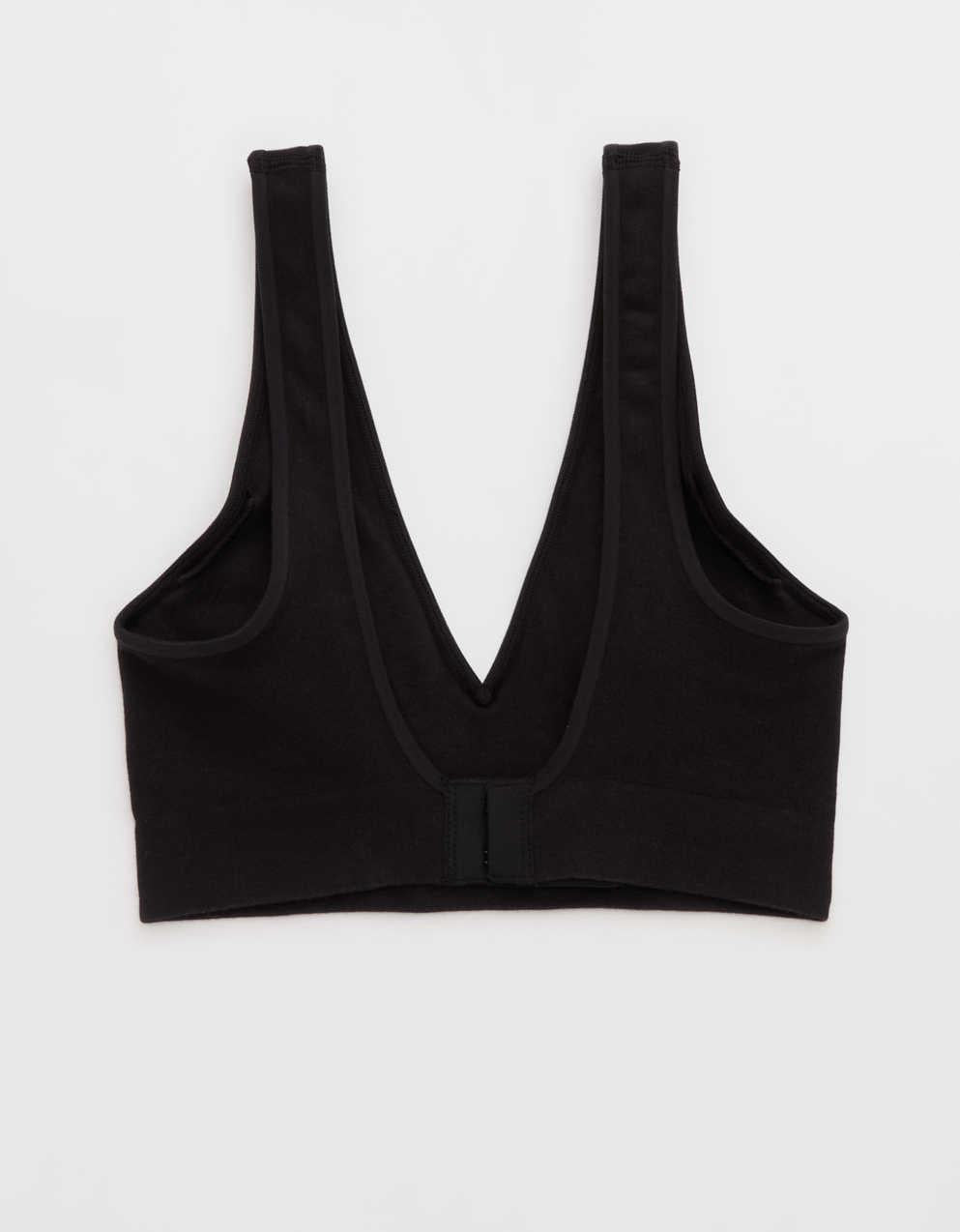 Superchill Cotton Seamless Plunge Bralette