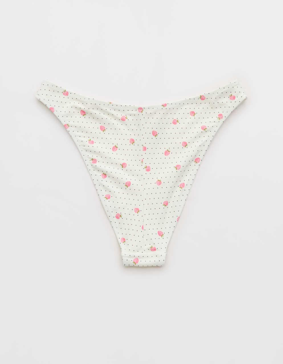 Aerie Mid Rise Cheeky Bikini Bottom