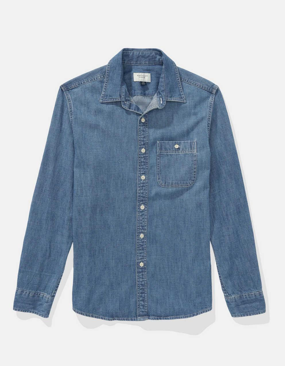 AE Long Sleeve Denim Shirt