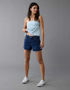 AE Strigid Super High-Waisted Relaxed Denim Short