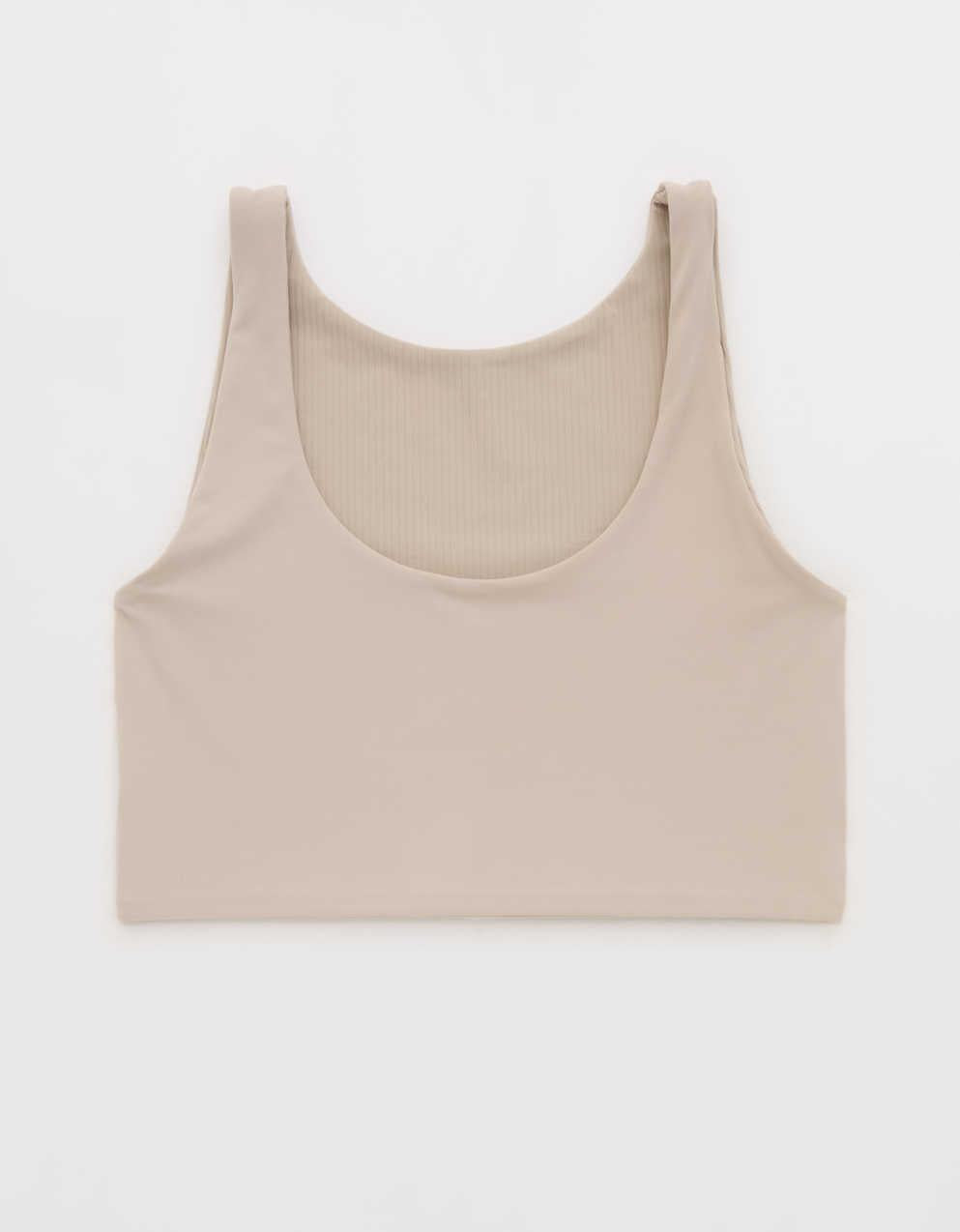 OFFLINE By Aerie Real Me XTRA Rib Switch Up High Neck Sports Bra