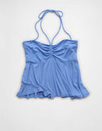 AE Soft & Sexy Halter Cinch Babydoll Top