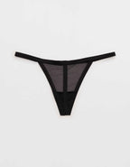 SMOOTHEZ Sheer Stripe Thong Underwear