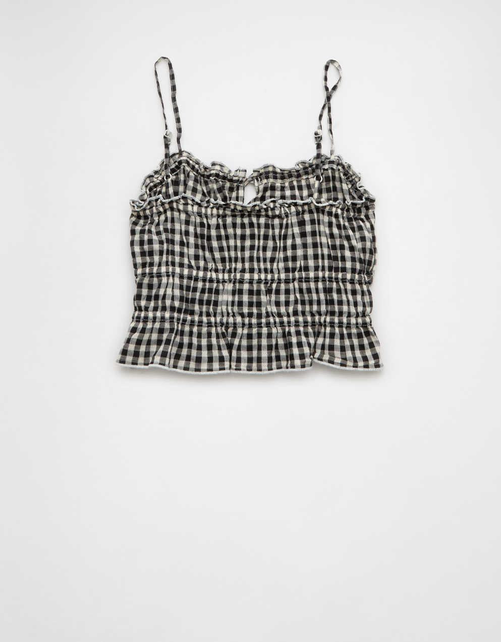 AE Tiered Ruched Tank Top