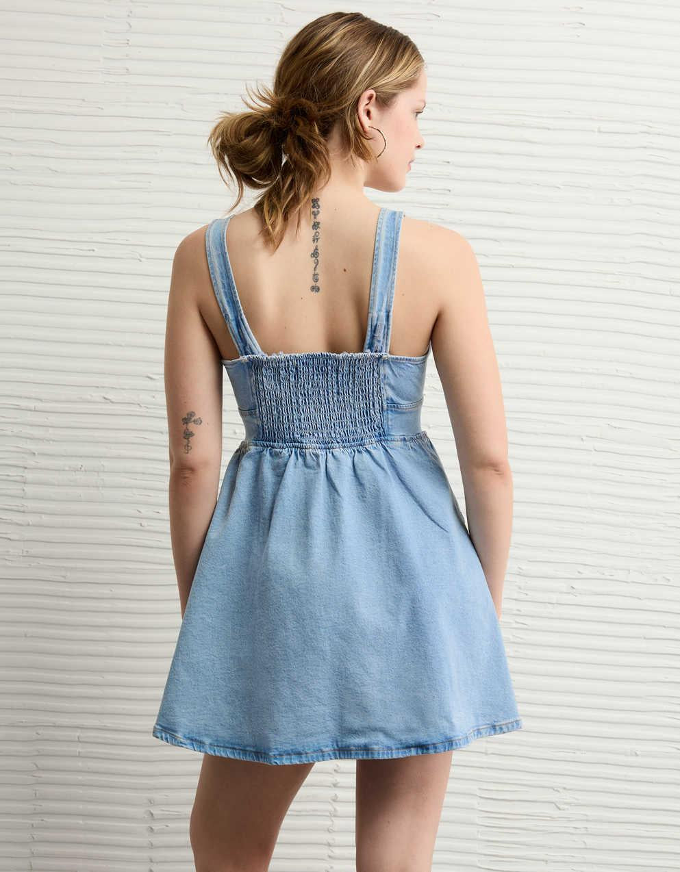 AE Denim Skater Mini Dress