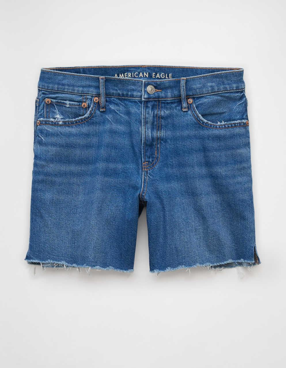 AE 6" Strigid Super High-Waisted Relaxed Denim Short