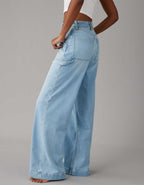 AE Super High-Waisted Baggy Wide-Leg Jean