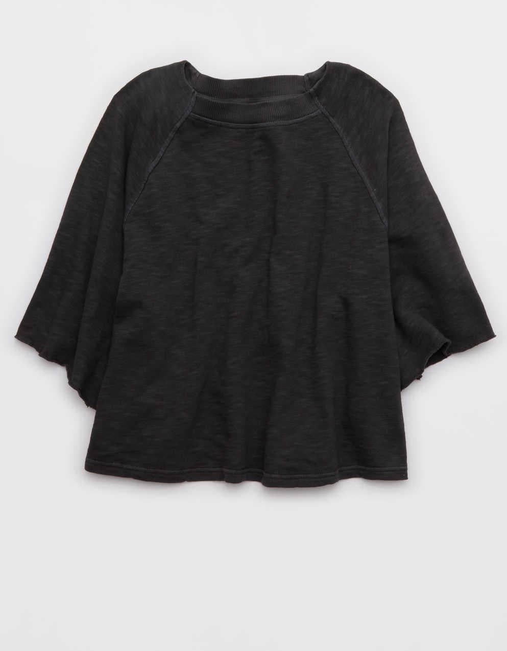 Aerie It's Casual Knit Slub T-Shirt