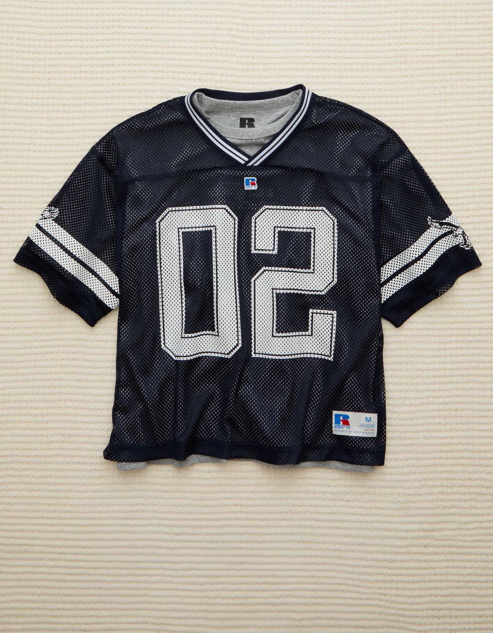 AE x Russell Athletic Graphic Mesh Jersey