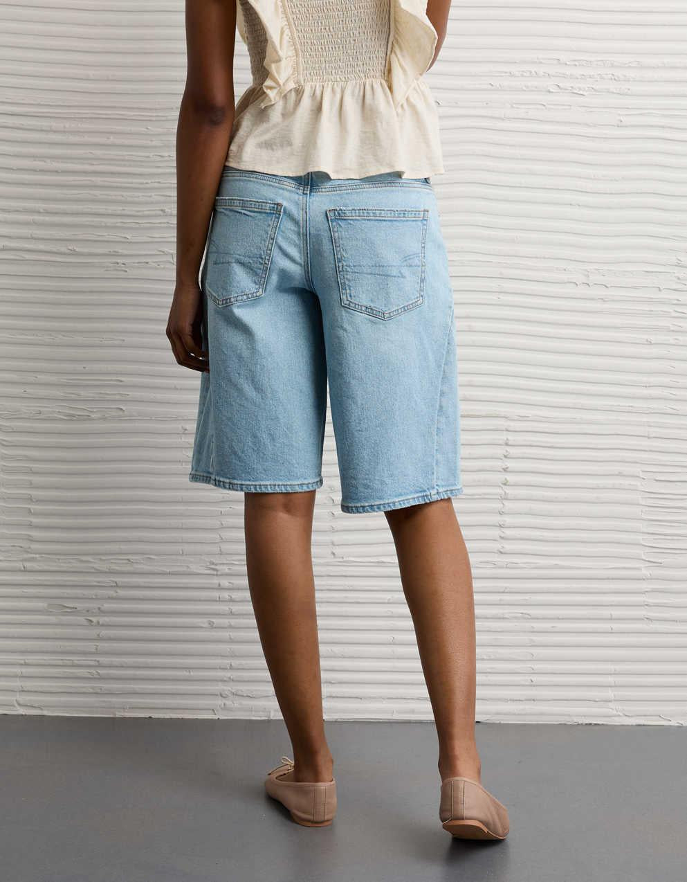 AE 13" Dreamy Drape Stretch Denim Barrel Short