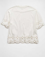 AE Boxy Eyelet T-Shirt