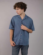 AE Poolside Linen-Blend Button-Up Shirt