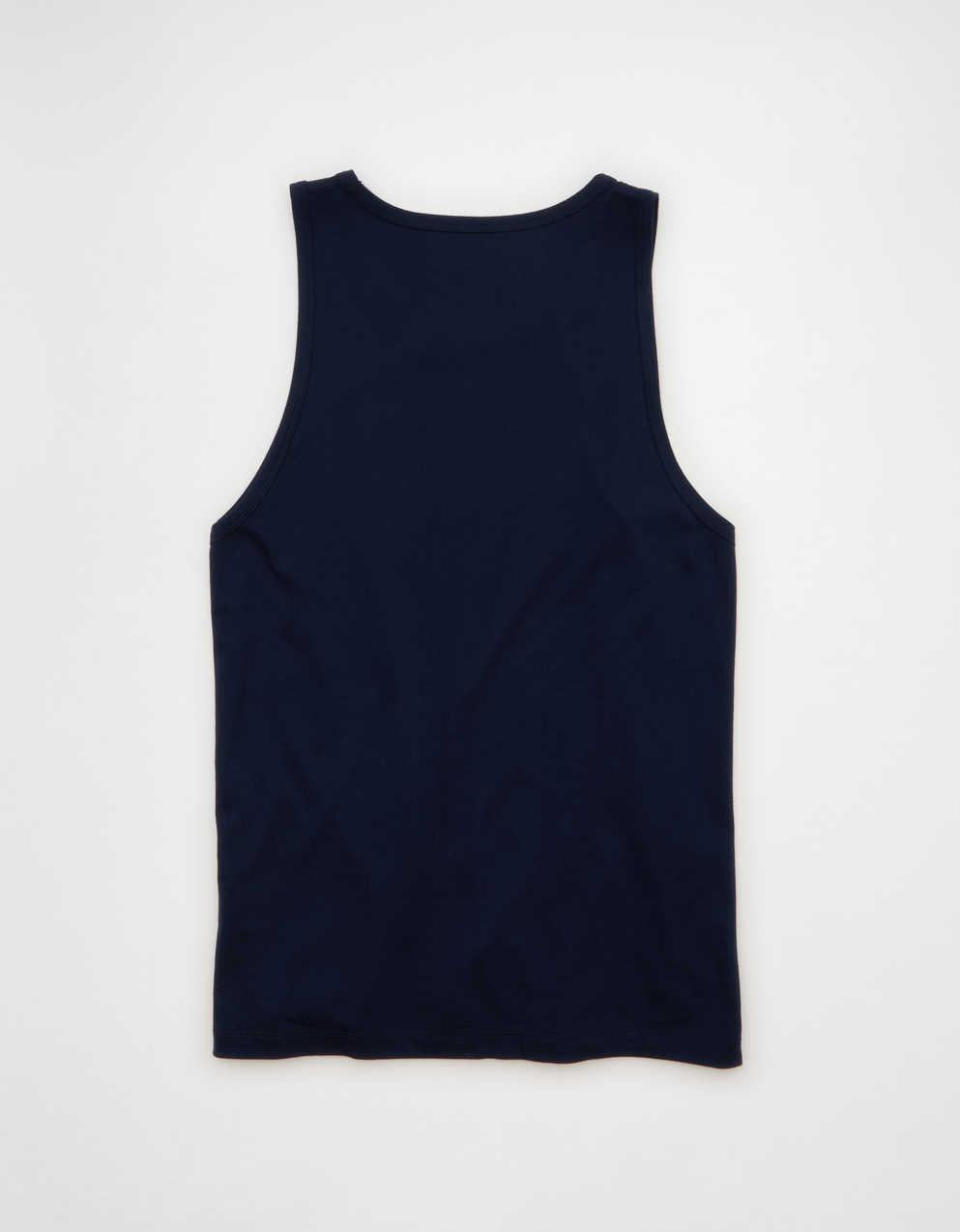 AE Standard Fit Lightweight Logo Graphic Tank Top