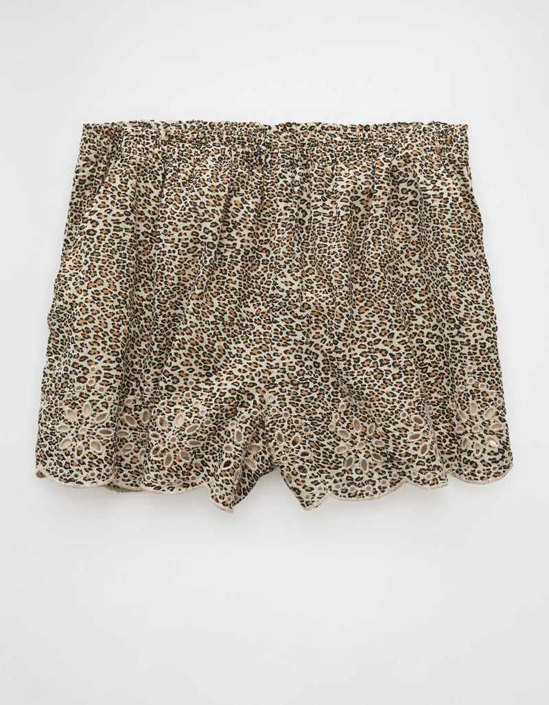 AE High-Waisted Leopard Short