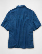 AE Relaxed Short-Sleeve Button-Up Shirt