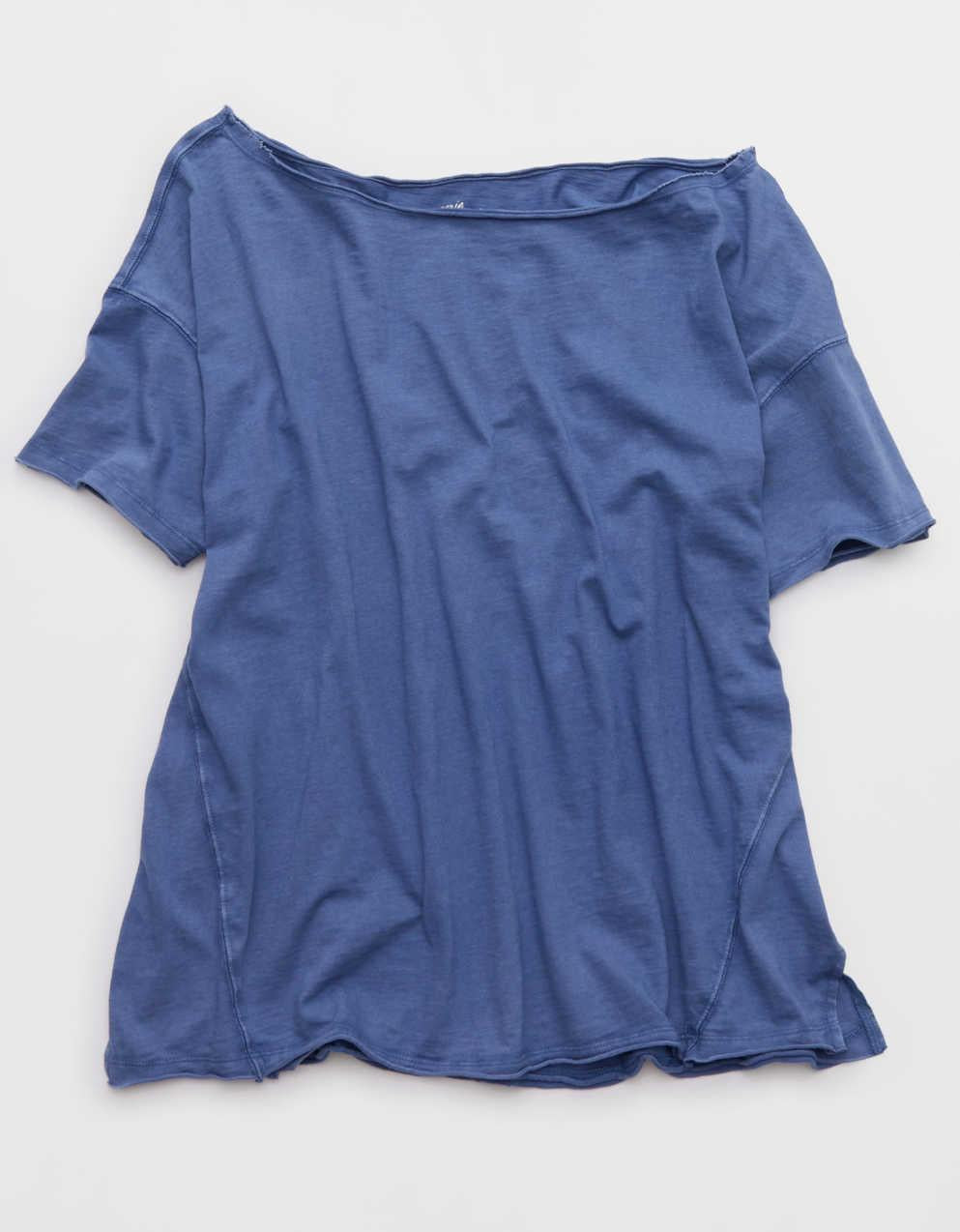 Aerie Off The Shoulder Oversized Boyfriend T-Shirt