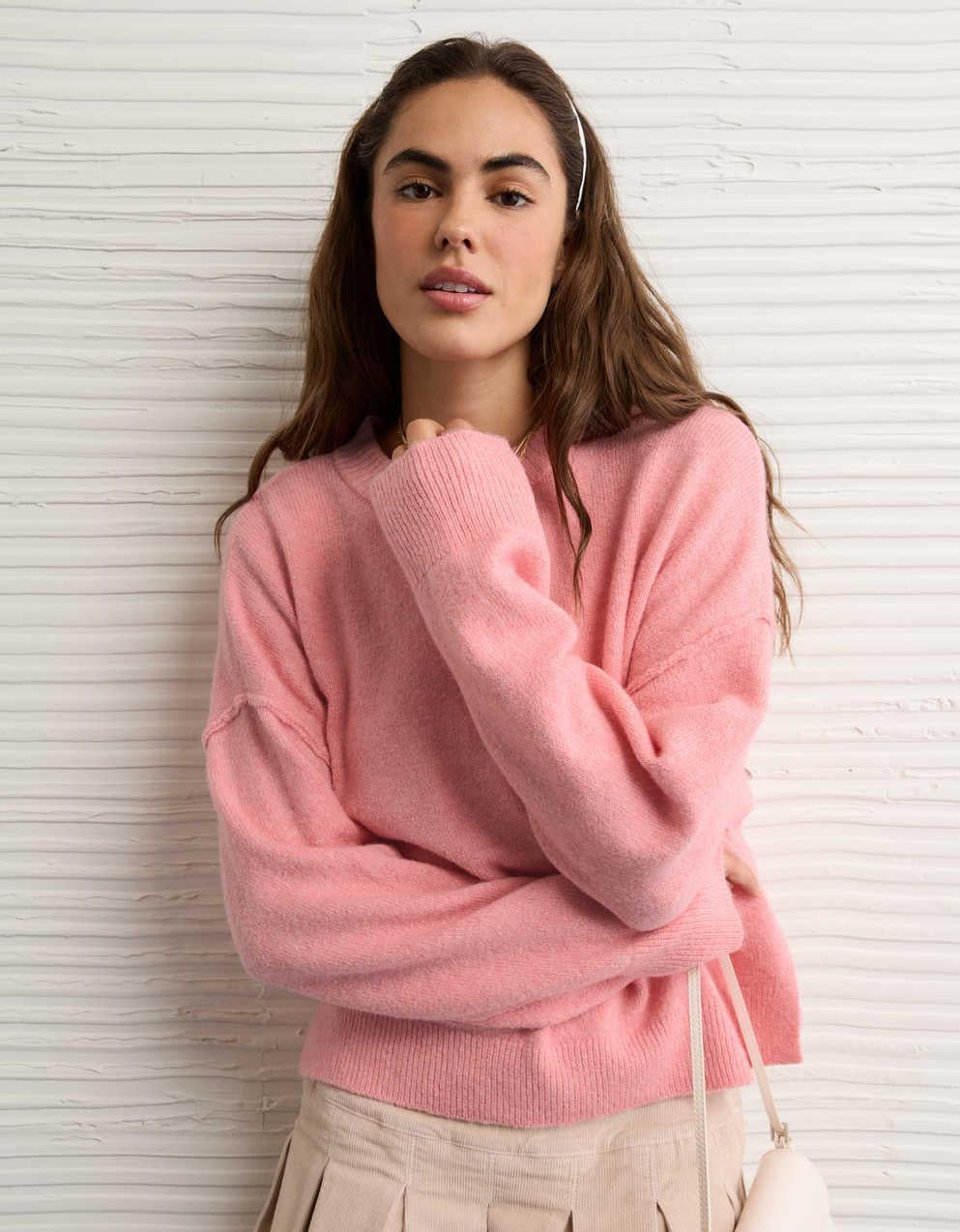 AE Whoa So Soft Classic Crew Neck Sweater