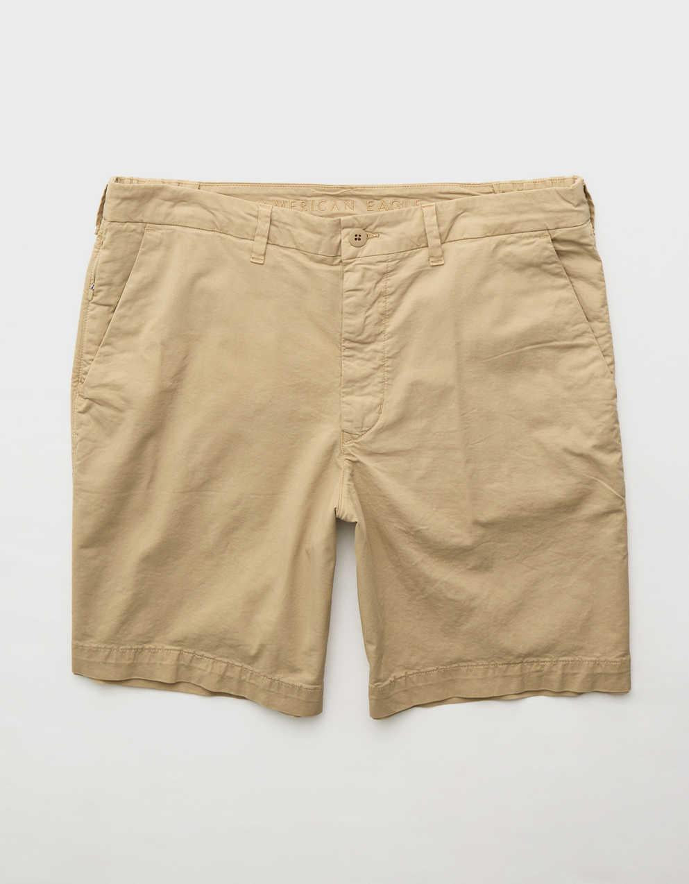 AE 9" Flex Khaki Short