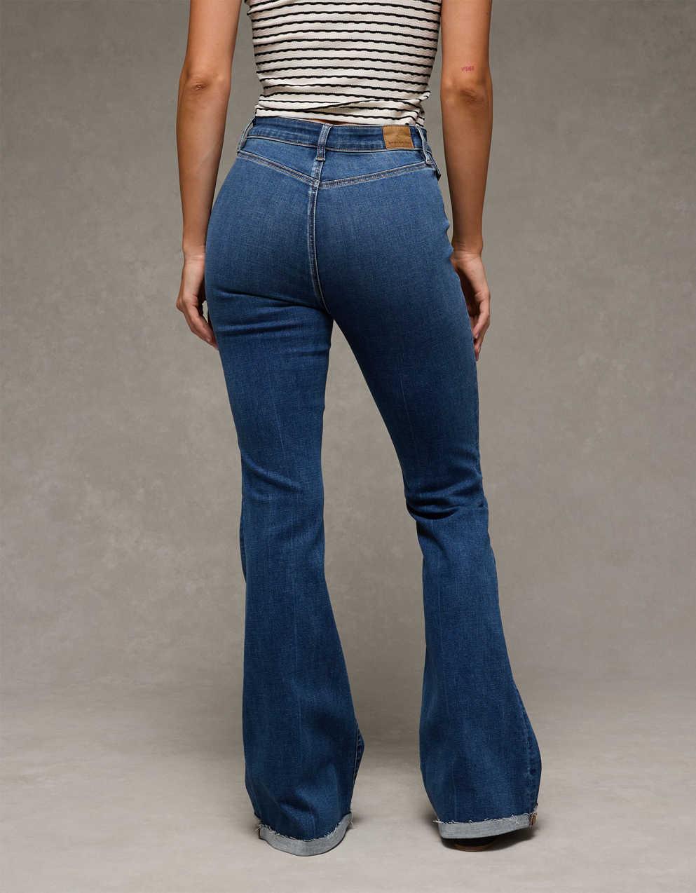 AE Super High-Waisted Flare Jean