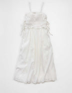 AE Corded Smocking Midi Dress