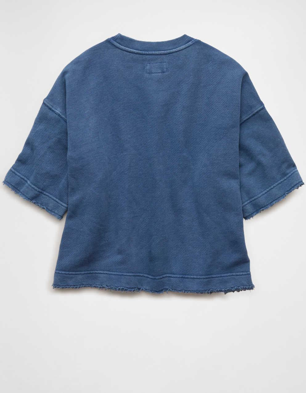 AE Boxy Short-Sleeve Sweatshirt
