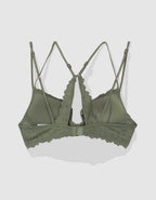 Show Off Rosey Lace Demi Push Up Bra