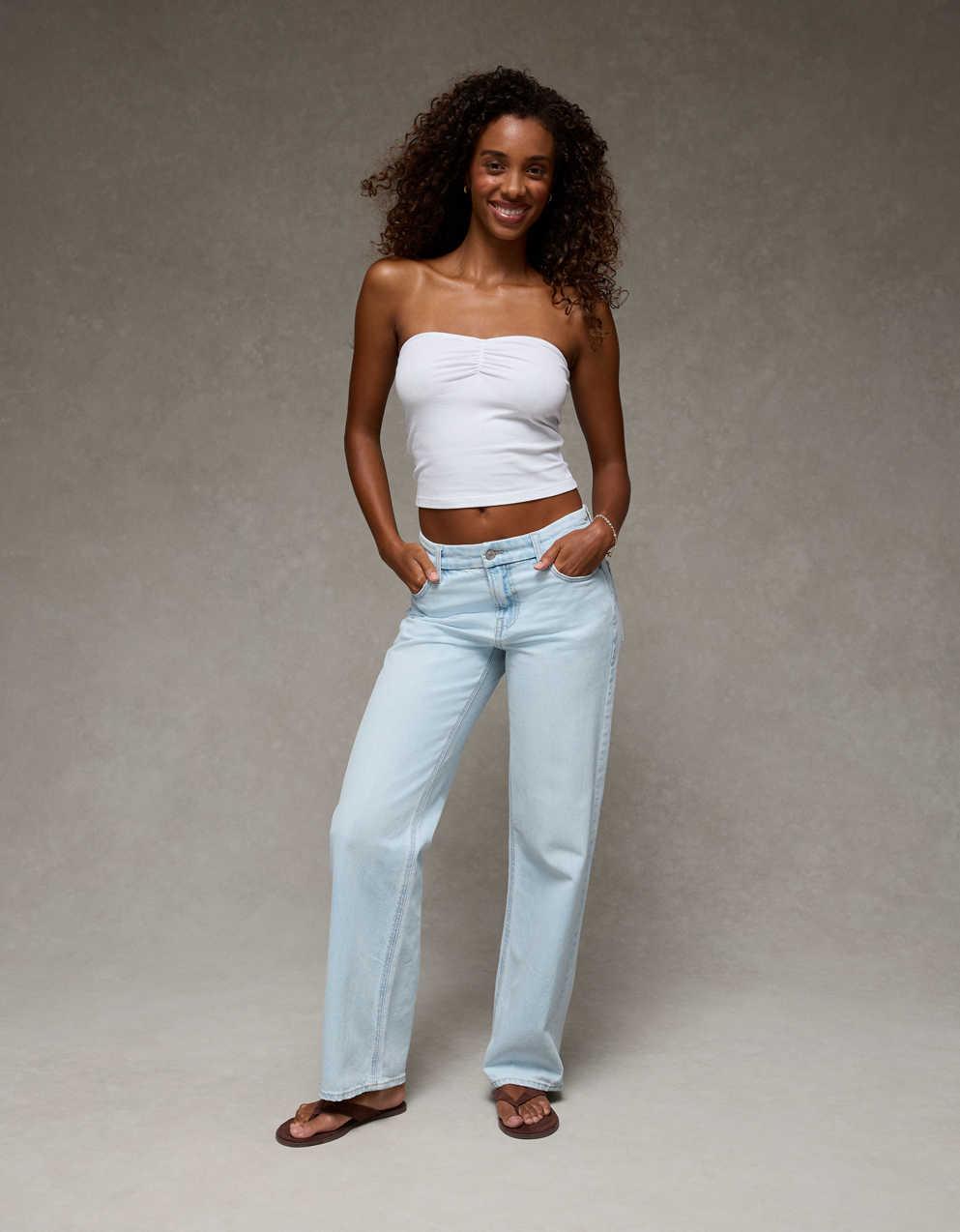 AE Curvy High-Waisted Stovepipe Jean