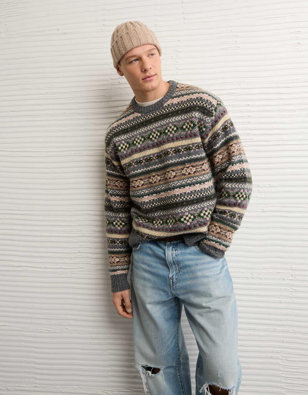AE Cozy Cabin Fairisle Sweater
