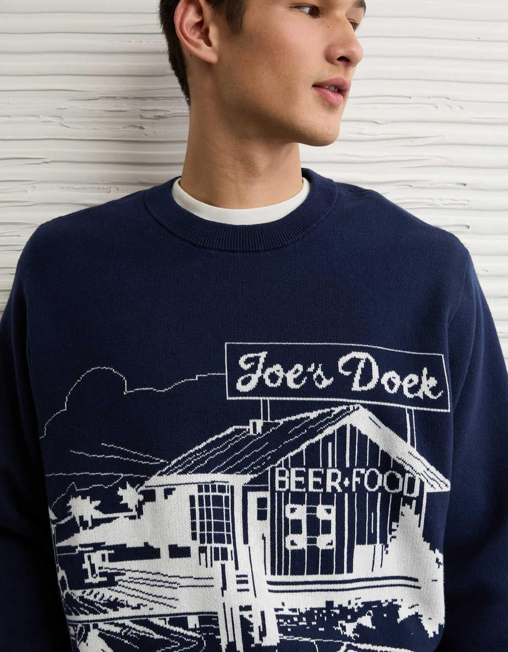 AE Graphic Crew Neck Sweater
