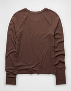 OFFLINE By Aerie Thumbs Up Fitted Ribbed T-Shirt